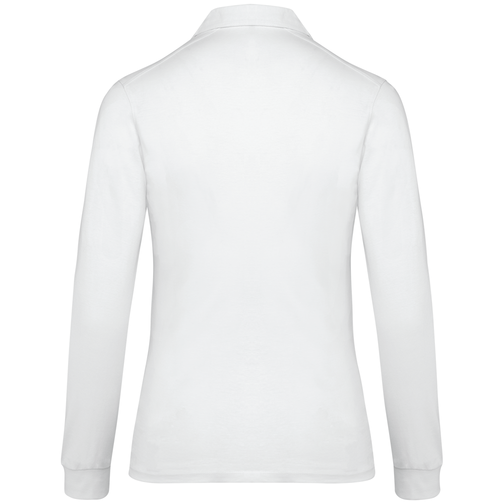 K265 - Langarm-Polohemd für Damen aus Jersey