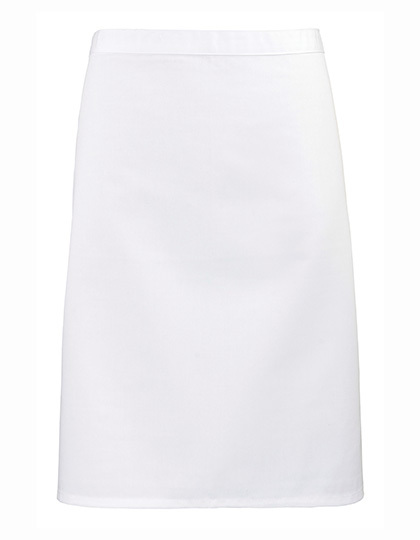 Premier Workwear - Colours Collection Mid Length Apron - White
