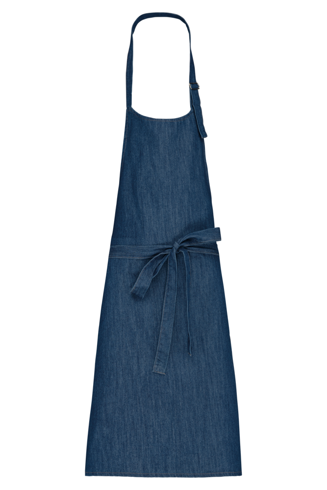 K895 - Baumwollschürze ohne Tasche - denim