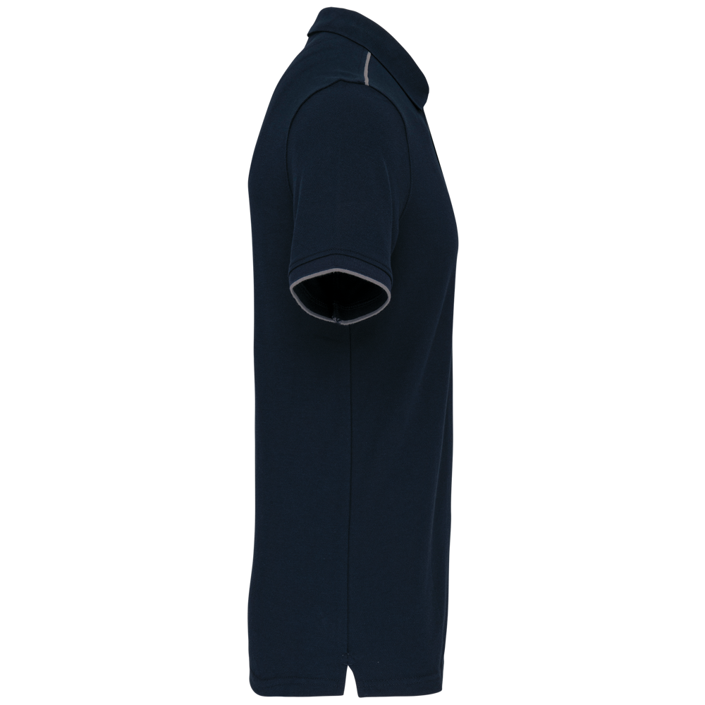 WK270 - Polo Day To Day mit kontrastfarbenen, kurzen Ärmeln