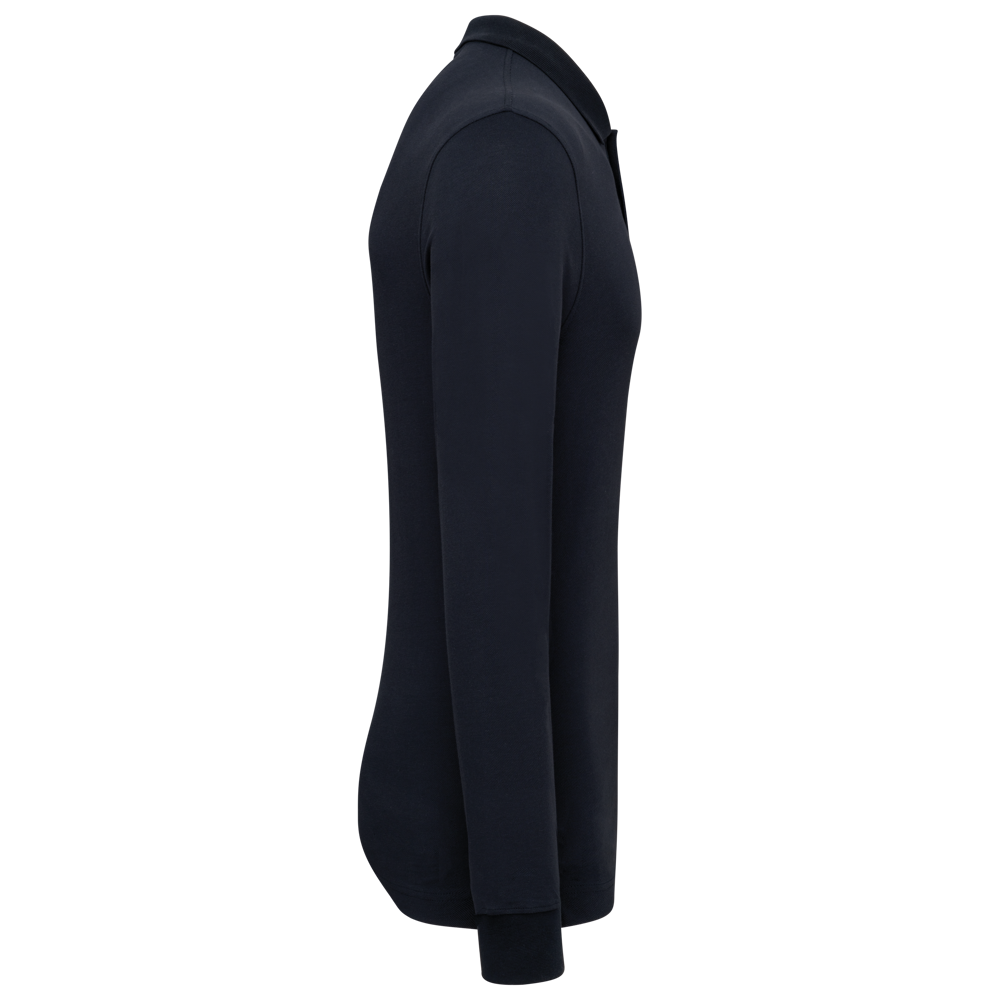 K2027C - Herren Piqué-Polohemd lange Ärmel Bio-180