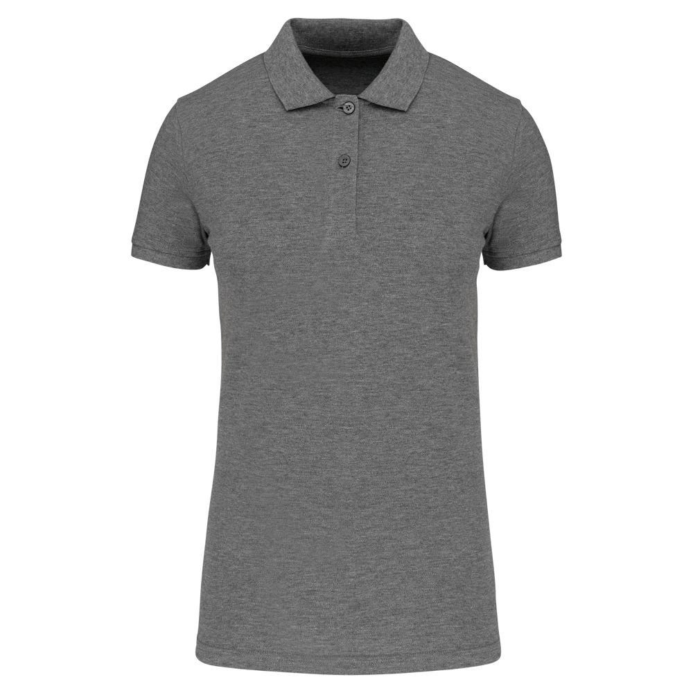 - Piqué-Polohemd Bio180 für Damen - Grey Heather