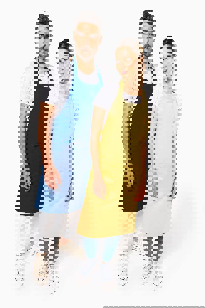 K8007 - Bio-Baumwolle Schürze mit Tasche