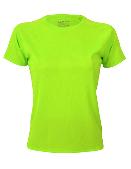 CONA SPORTS - Ladies´ Rainbow Tech Tee - Lime
