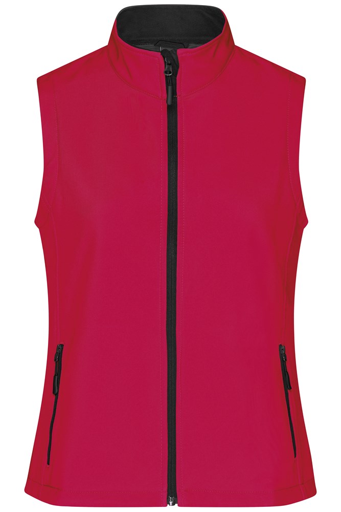 Ladies' Promo Softshell Vest - Red/black (ca. Pantone 193C
blackC)