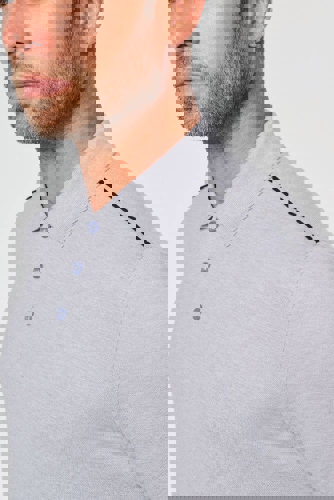 WK270 - Polo Day To Day mit kontrastfarbenen, kurzen Ärmeln