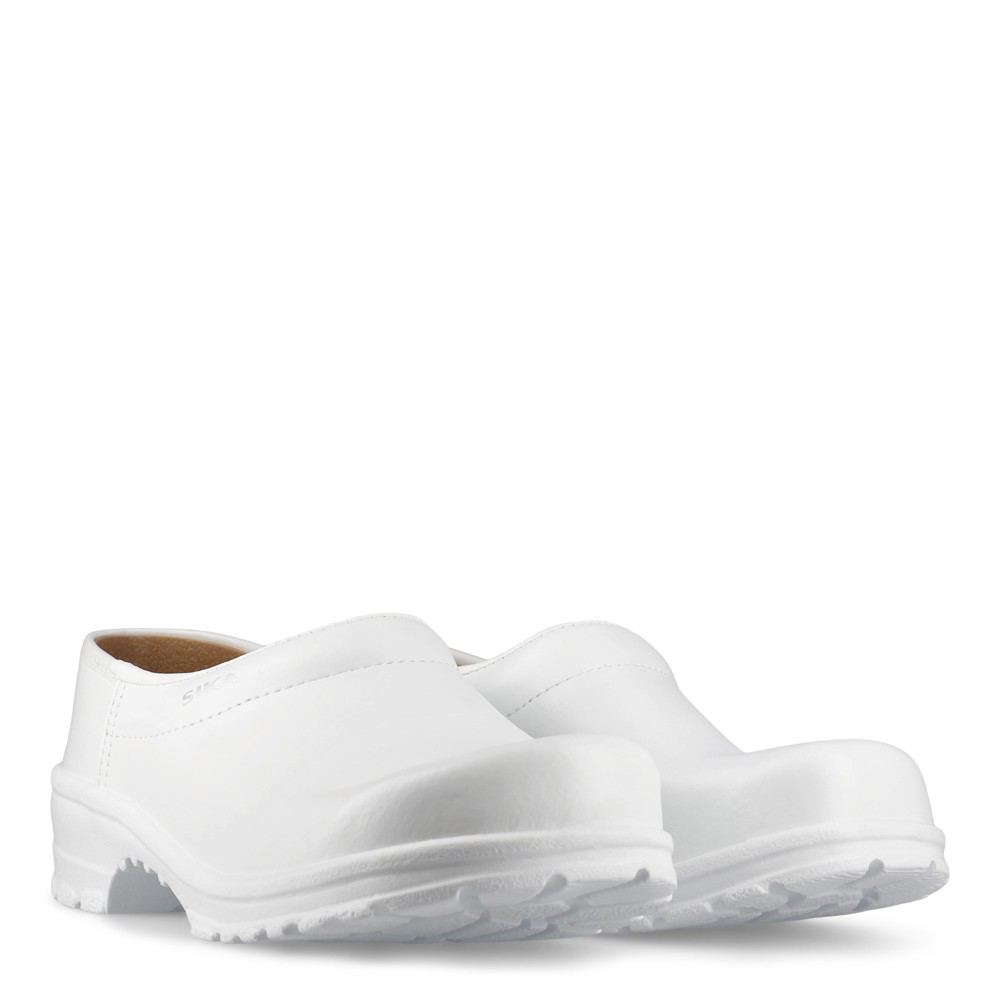 Comfort - geschlossener Clog - Weiß