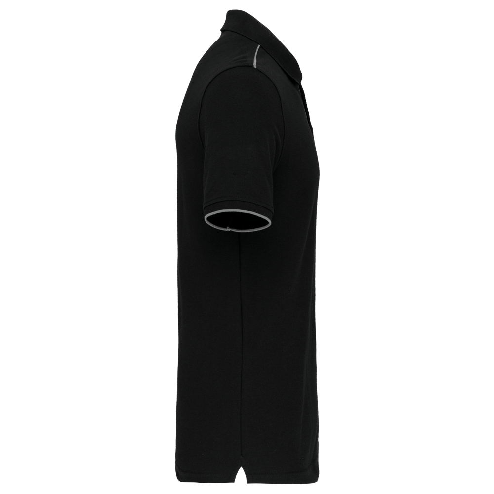 WK270 - Polo Day To Day mit kontrastfarbenen, kurzen Ärmeln