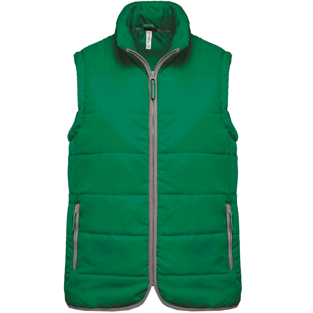 K6116 - Wattierter Bodywärmer - Kelly Green