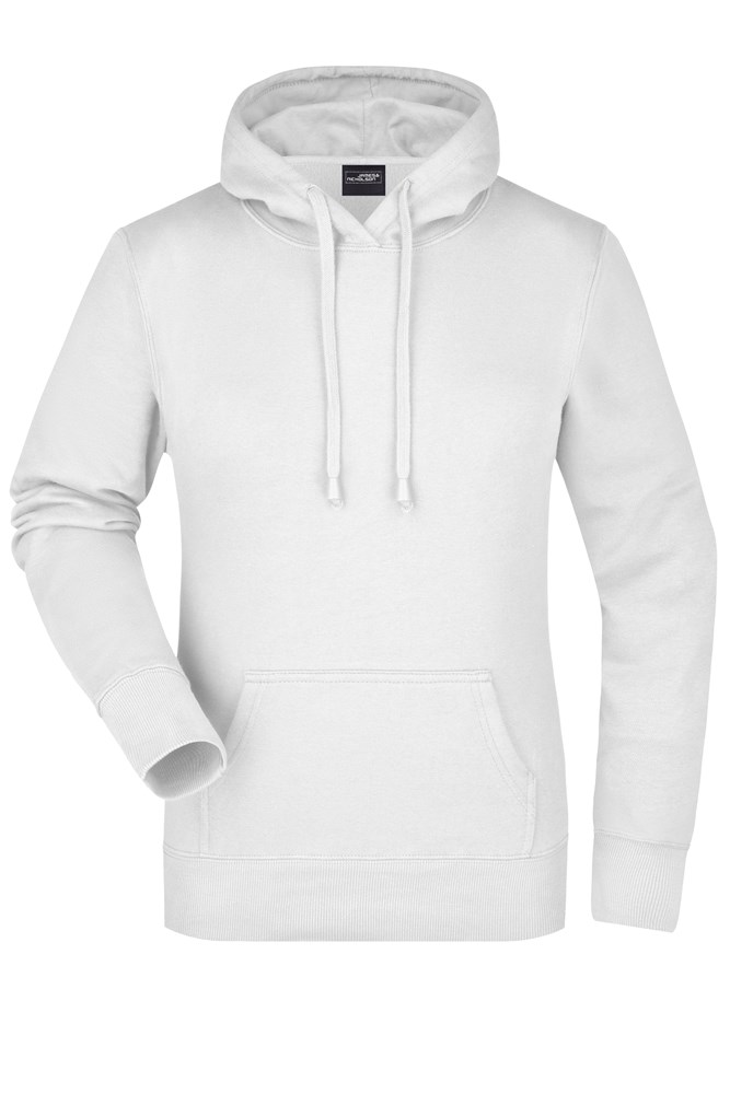 Ladies' Hooded Sweat - White (ca. Pantone white)