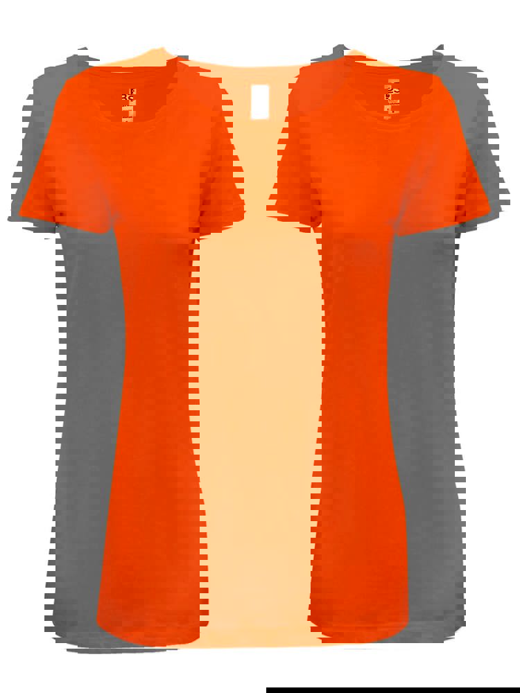 BS Evolution Damen-T-Shirt, 150 g/m2, 100 % Bio-Baumwolle - Orange