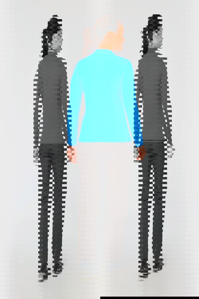 WK277C - Langarm-Polohemd für Damen