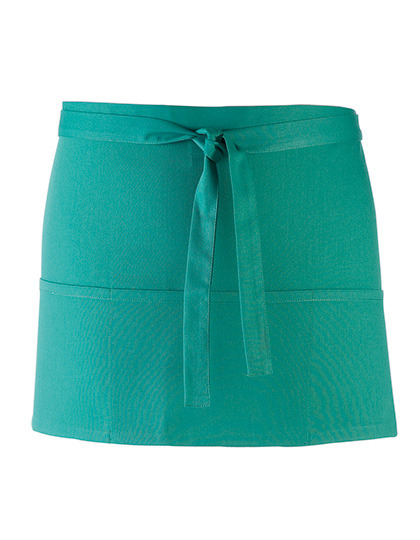 Premier Workwear - Colours Collection 3-Pocket Apron - Emerald (ca. Pantone 341C)