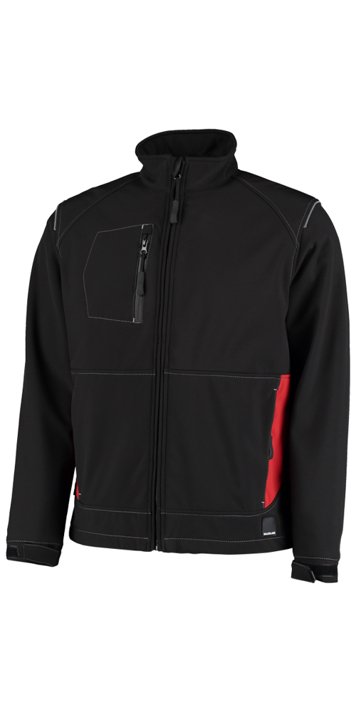 Softshell Jacke Anthony - Schwarz / Rot