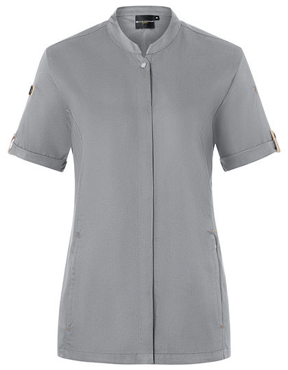 Karlowsky - Damenkochjacke Green-Generation Kurzarm - Platinum Grey (ca. Pantone 4283C)