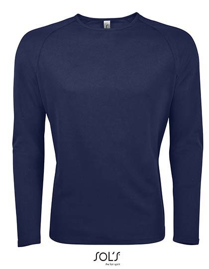 SOL´S - Men´s Long Sleeve Sports T-Shirt Sporty - French Navy