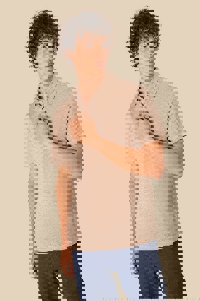 SP220 - Herren-Polohemd aus Leinen