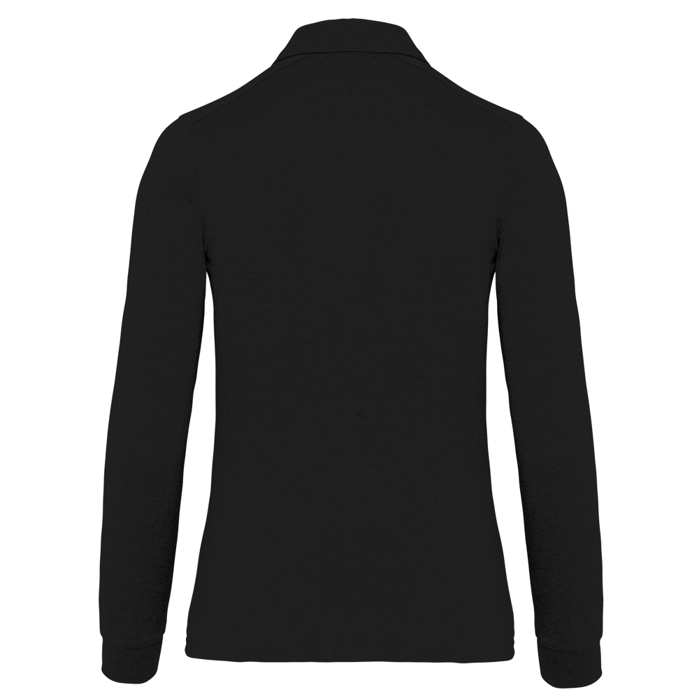 K265 - Langarm-Polohemd für Damen aus Jersey