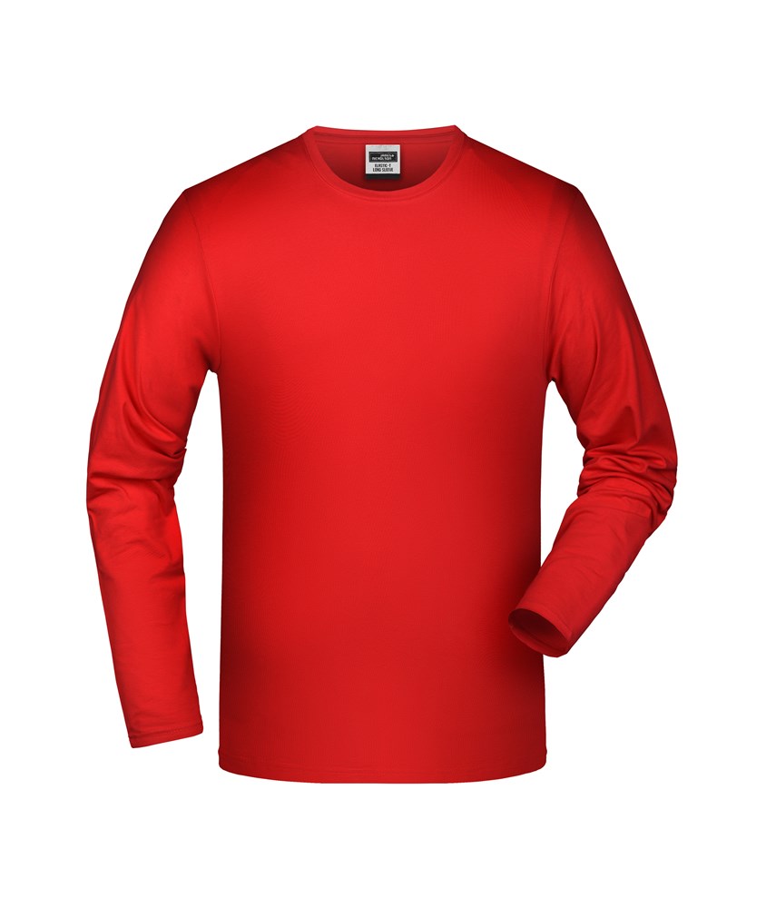 Elastic-T Long-Sleeved - Red (ca. Pantone 185C)