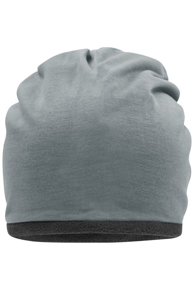 Fleece Beanie - Grey-heather/carbon (ca. Pantone 442C
425U)