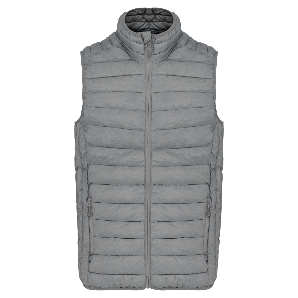 K6113 - Leichte Herren-Steppweste - Marl Silver