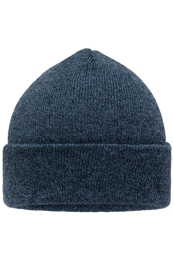 Melange Beanie - Blue-melange (ca. Pantone 5405C)