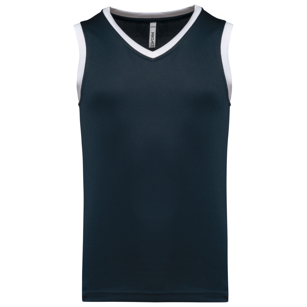 PA4052 - Kinder Basketball Trikot - Navy / White