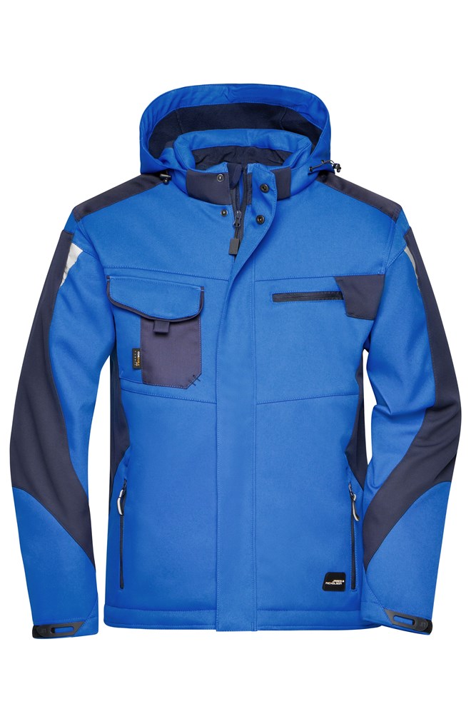 Craftsmen Softshell Jacket - STRONG - - Royal/navy (ca. Pantone 285C
296C)
