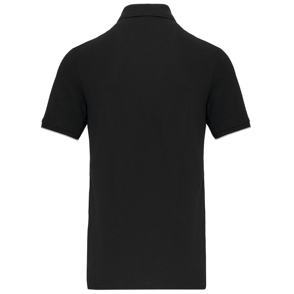 WK270 - Polo Day To Day mit kontrastfarbenen, kurzen Ärmeln