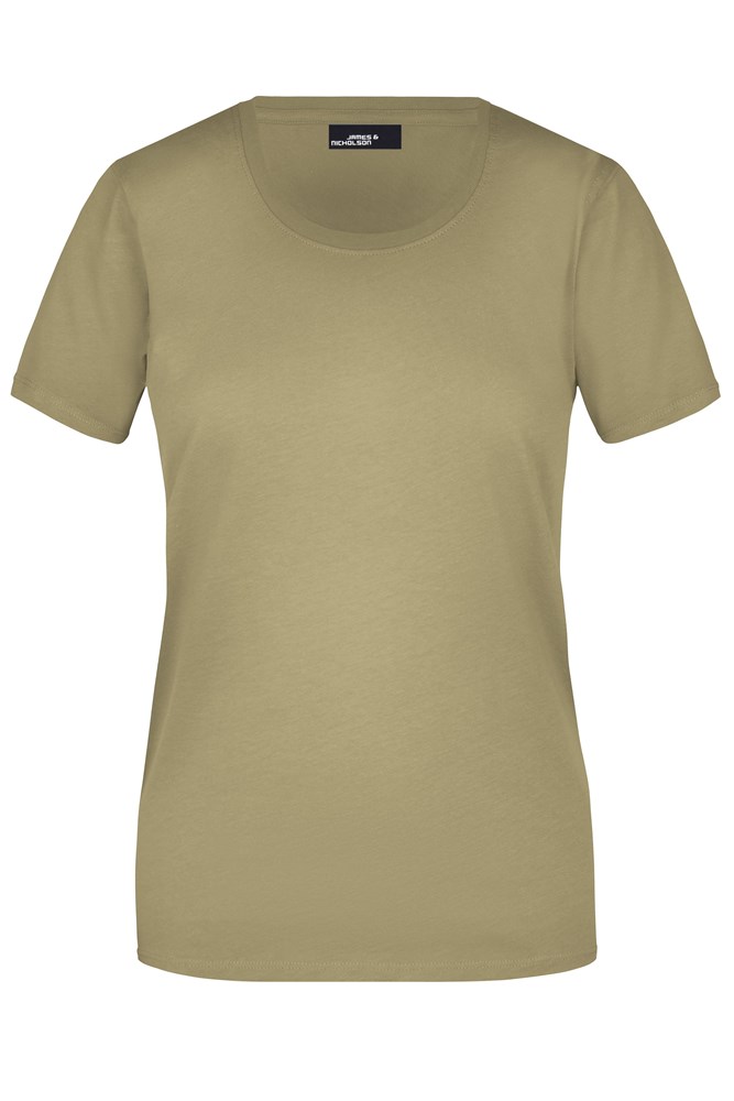 Ladies' Basic-T - Khaki (ca. Pantone 451C)