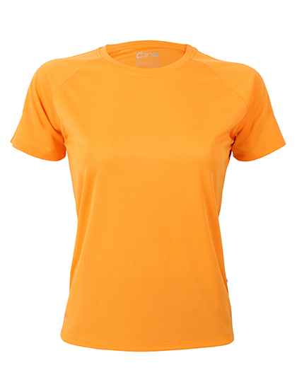 CONA SPORTS - Ladies´ Rainbow Tech Tee - Gold Yellow