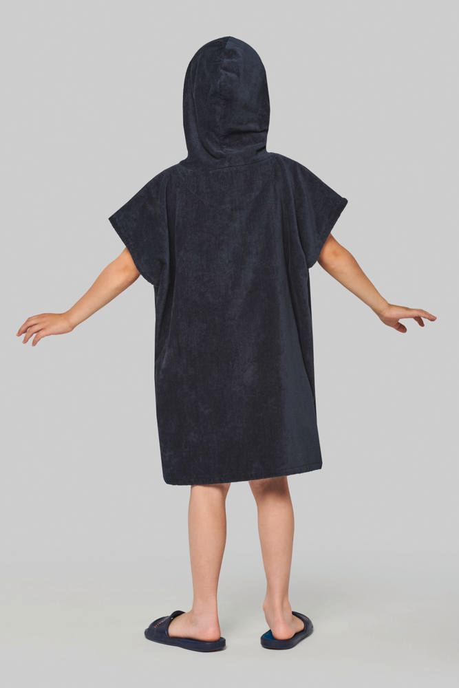 PA582 - Kinder-Frottee-Poncho mit Kapuze
