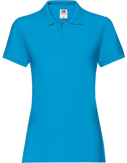 Fruit of the Loom - Ladies´ Premium Polo - Azure Blue