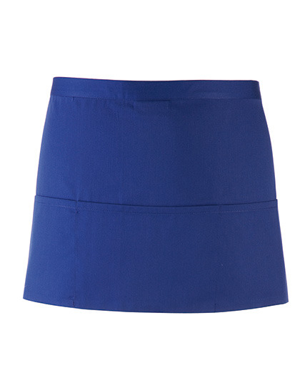 Premier Workwear - Colours Collection 3-Pocket Apron - Royal (ca. Pantone 286C)