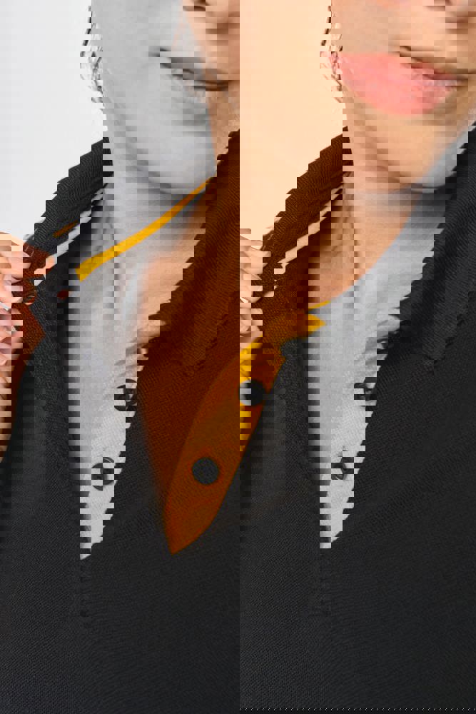 WK271 - Damen-Polohemd Day To Day mit kontrastfarbenen, kurzen Ärmeln