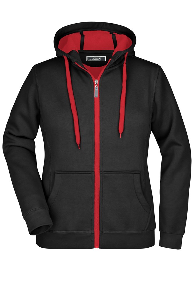 Ladies' Doubleface Jacket - Black/red (ca. Pantone blackC
187C)