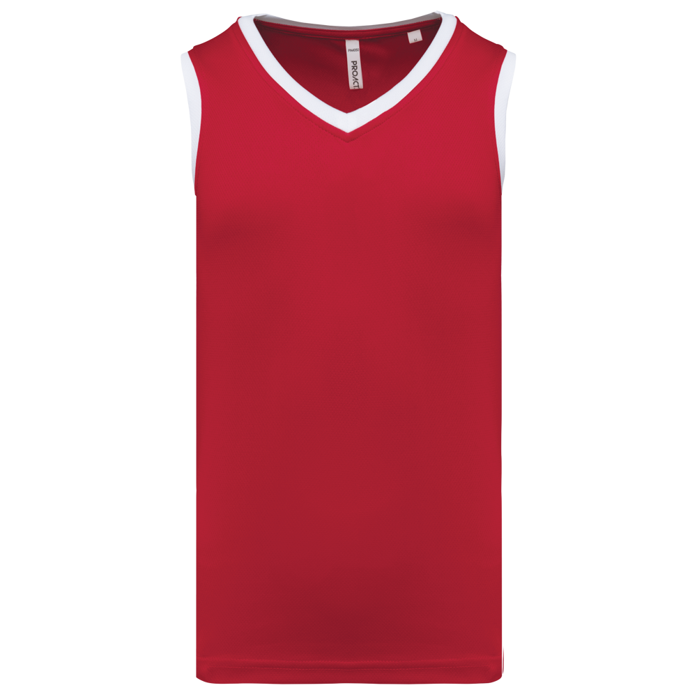 PA4050 - Herren Basketball Trikot - Sporty Red / White