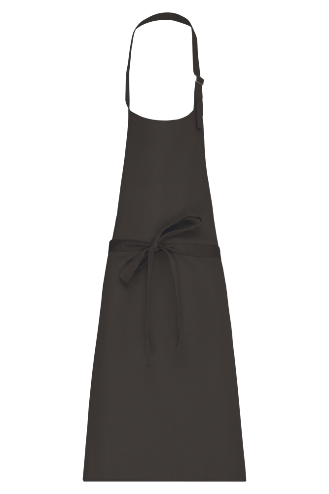 K895 - Baumwollschürze ohne Tasche - Dark Grey