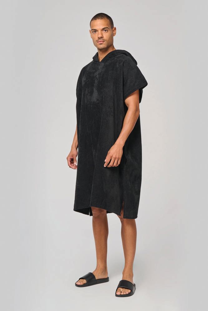 PA581 - Unisex-Frottee-Poncho mit Kapuze