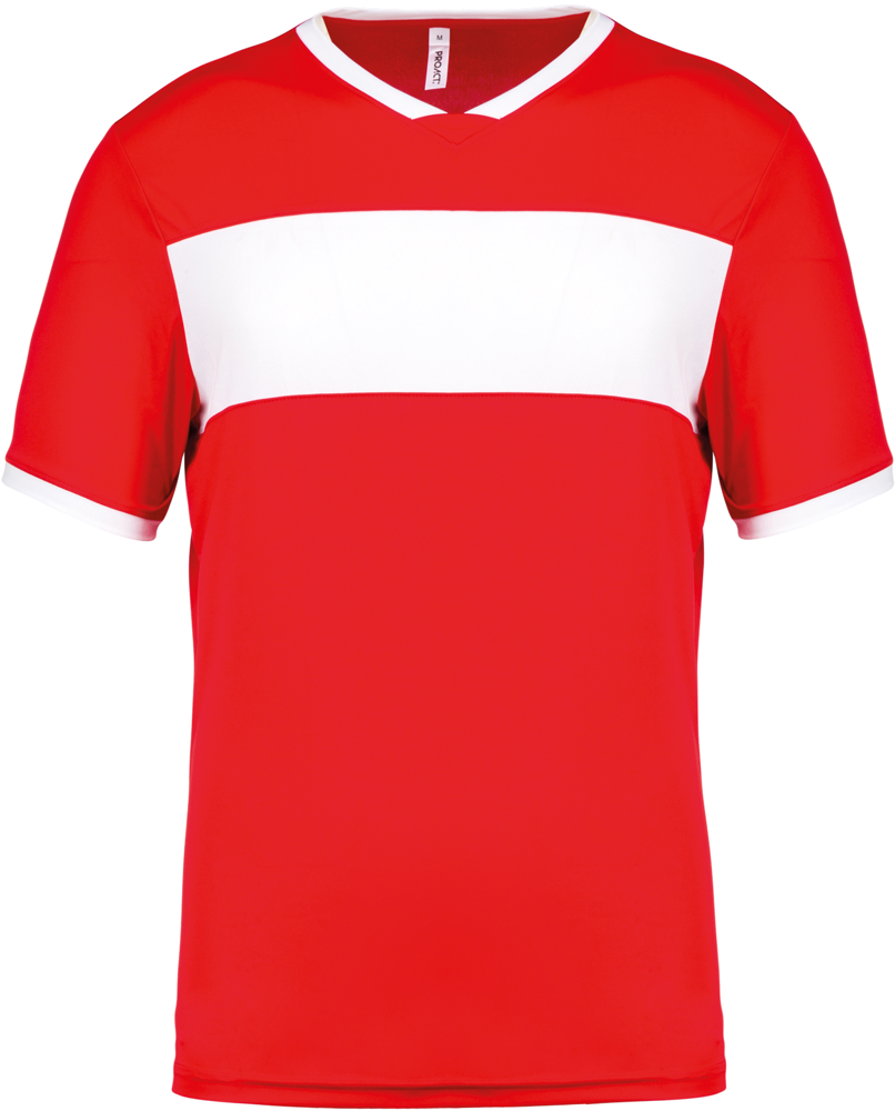 PA4000 - Kurzarm-Trikot für Erwachsene - Sporty Red / White