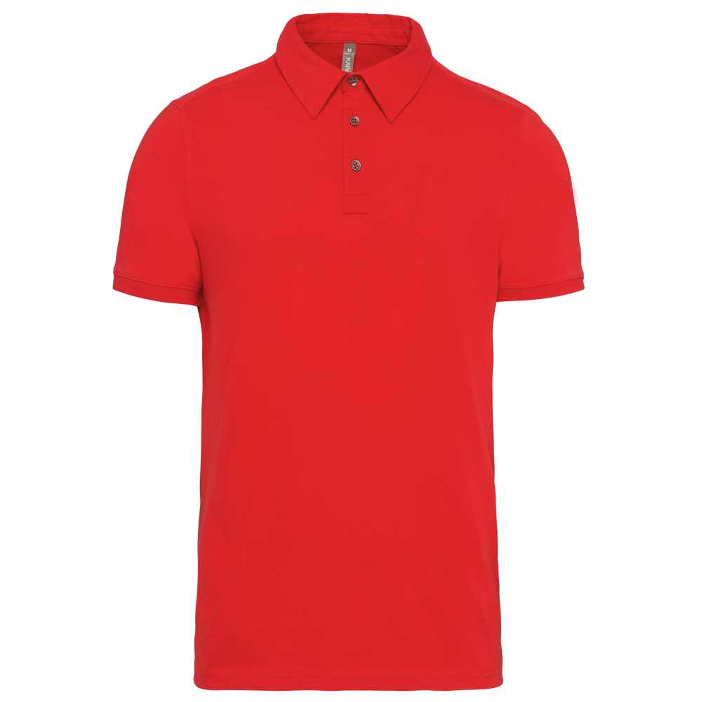 K262 - Jersey-Kurzarm-Polohemd für Herren - Red