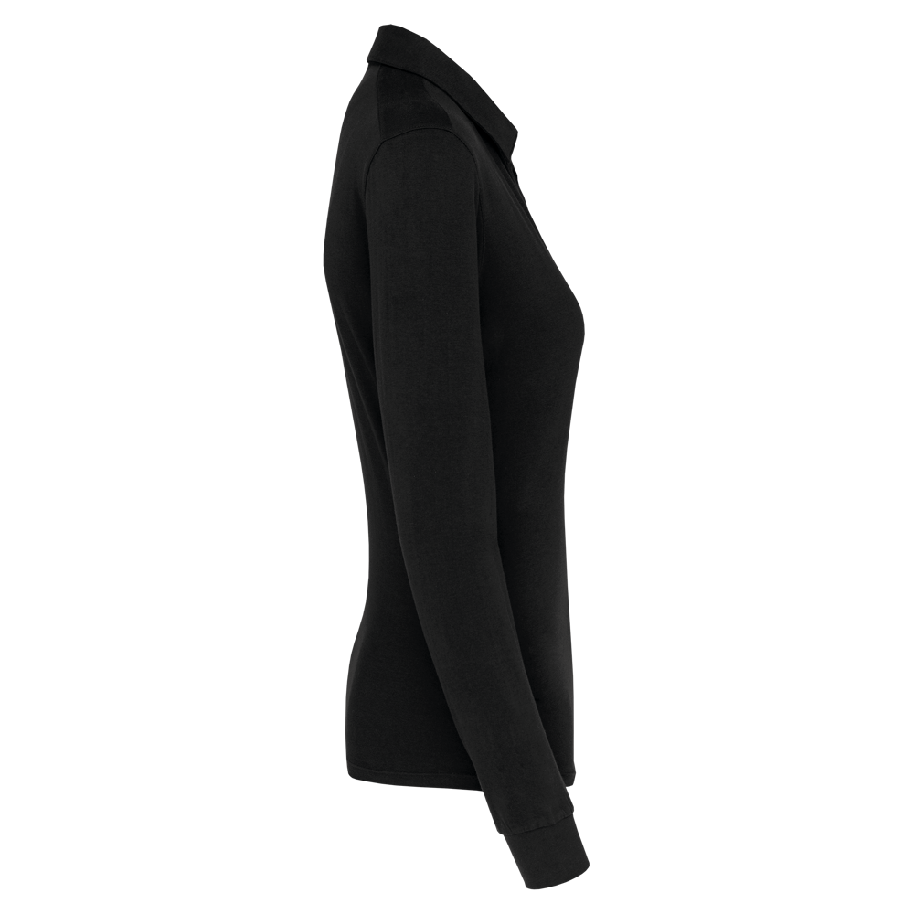 K265 - Langarm-Polohemd für Damen aus Jersey