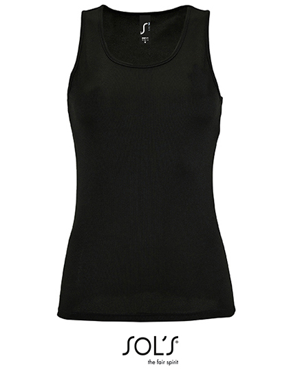SOL´S - Women´s Sports Tank Top Sporty - Black