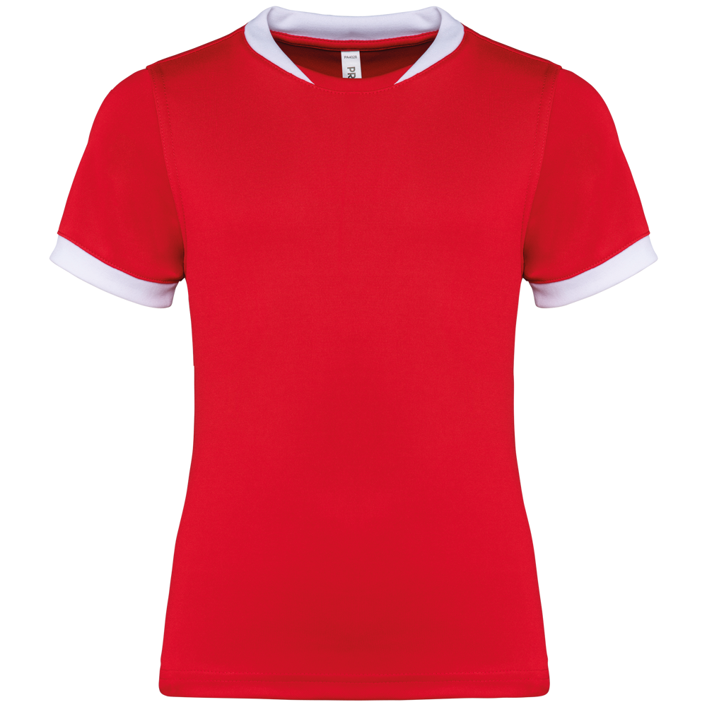 PA4028 - Rugby-Trikot mit kurzen Ärmeln für Kinder - Sporty Red