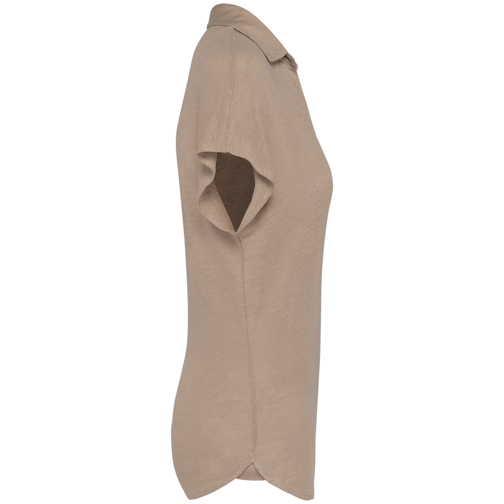 SP221 - Damen-Polohemd aus Leinen