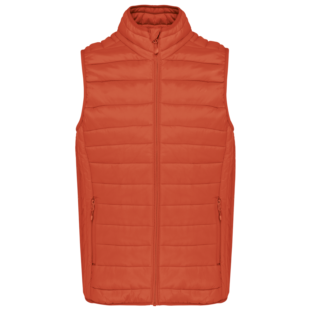 K6113 - Leichte Herren-Steppweste - Burnt Ochre