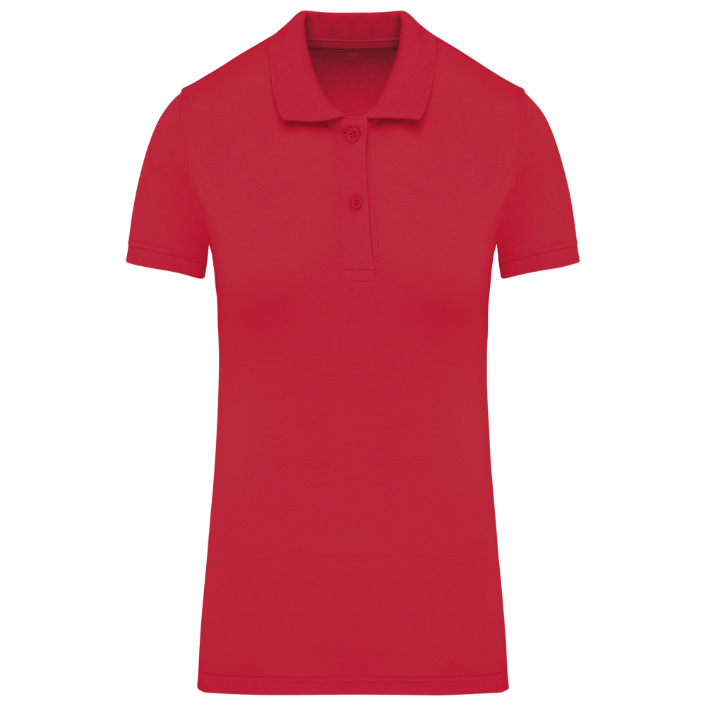 - Piqué-Polohemd Bio180 für Damen - Red