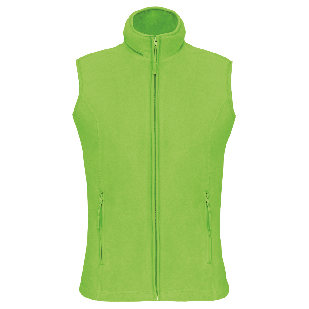 - Mikrofleece-Bodywarmer für Damen - Lime