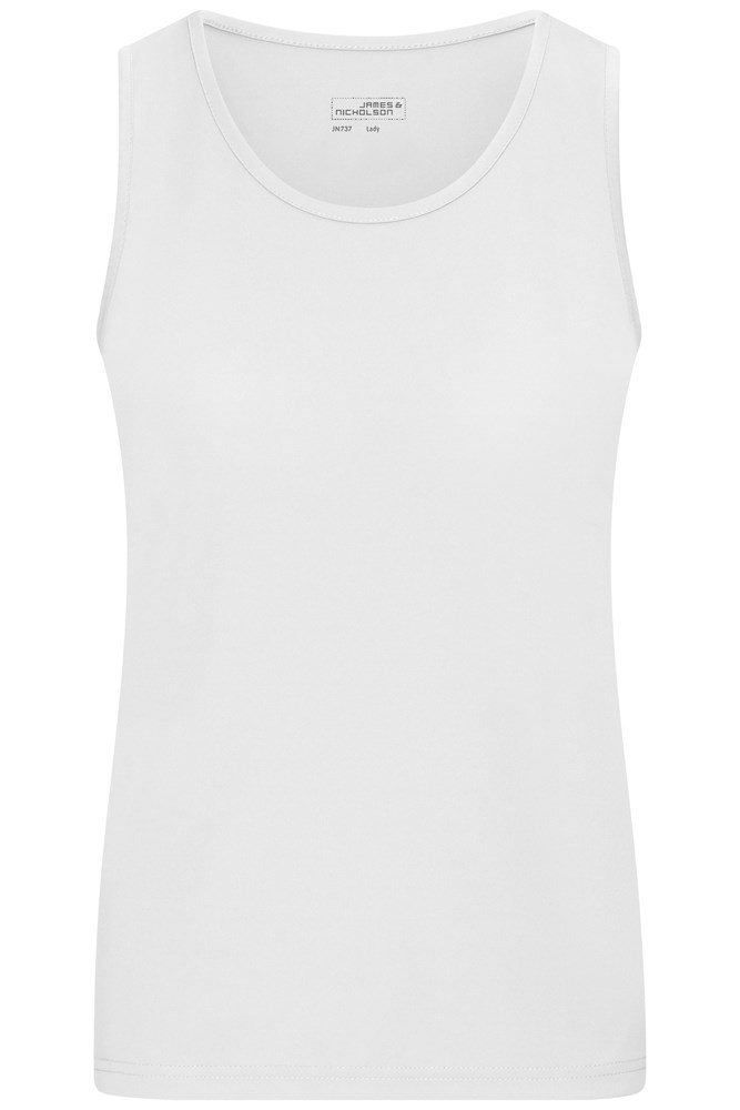 Ladies' Active Tanktop - White (ca. Pantone white)