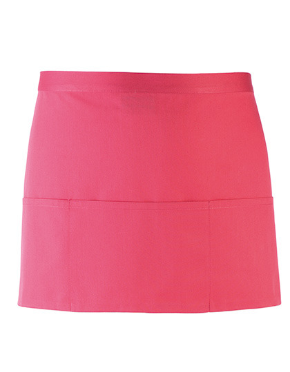Premier Workwear - Colours Collection 3-Pocket Apron - Fuchsia (ca. Pantone 219C)